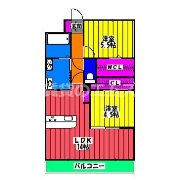 【間取り】 | ＬＩＢＴＨ博多駅南Ⅶ | ＬＩＢＴＨ博多駅南Ⅶの間取り