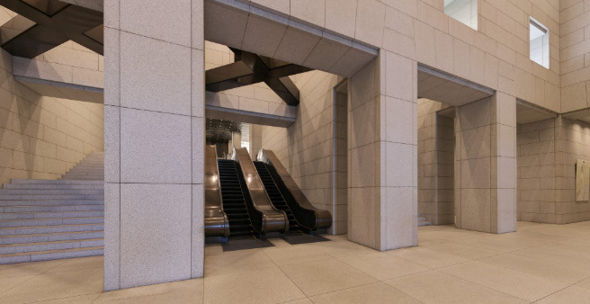 第一生命日比谷ファーストのエントランス