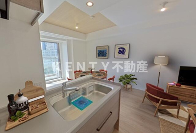 【居間・リビング】 | レジディアタワー目黒不動前 | ゆったりとした居間です