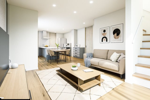 新築戸建　富士市石坂2期　全２棟の完成予想図|※パースはイメージです