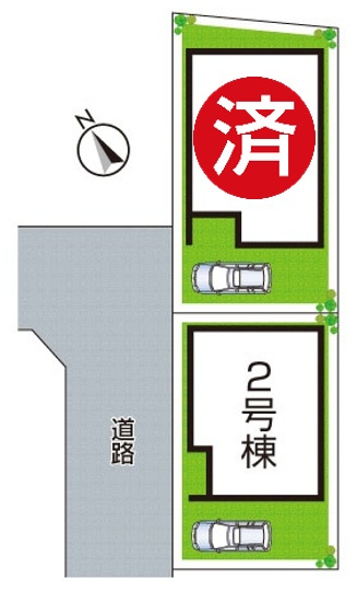 明石市貴崎　第4期　新築一戸建ての区画図|全2区画