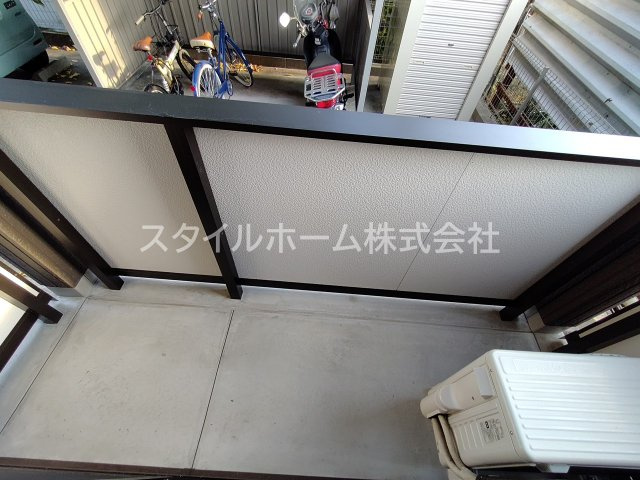 花田ハイネスのバルコニー