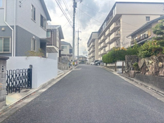 【前面道路含む現地写真】 | 西区井口4（五日市駅）　全3区画　NO2 | 前面道路6.2ｍ