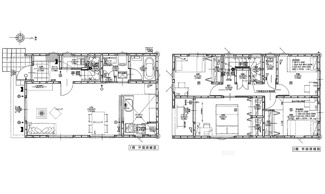 【間取り】 | 西区井口4（五日市駅）　全3区画　NO2 | 18.2帖リビング☆２階４室☆ファミリータイプ4LDK☆各居室に収納