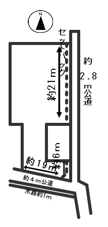 ６６２３１　瑞穂市穂積土地の区画図
