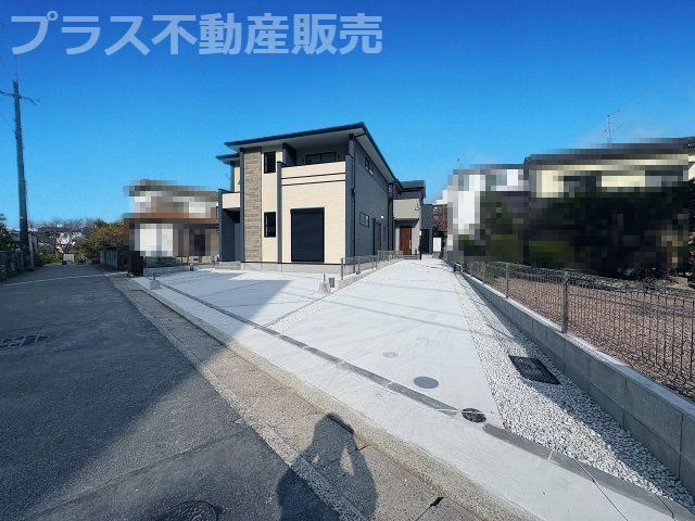 【外観】 | 福岡市南区曰佐5丁目3期　2号棟（全2棟）【仲介手数料無料・0円】 | 現地写真。同じ物件を見るなら、プラス不動産販売にお任せ下さい。