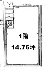 日本橋2丁目店舗戸建の間取り