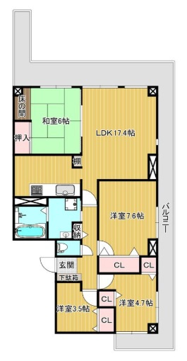 エリオ西神南2号棟の間取り|間取り図はコチラ♪
