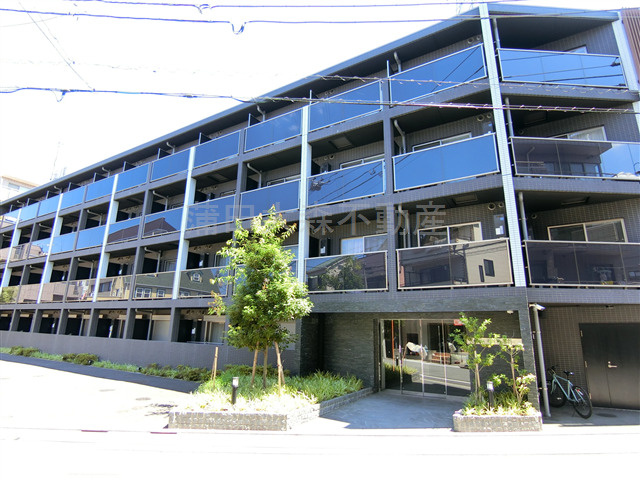 ウィリア矢口の外観|2017年4月築　RC鉄筋コンクリート造地上4階建て1K~1LDK総戸数59戸
東京都大田区矢口2丁目　東急多摩川線武蔵新田駅9分