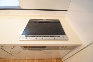 【キッチン】 | 安佐北区亀山2【築浅・中古戸建】（あき亀山駅） | 火を使わないIHで安心調理☆