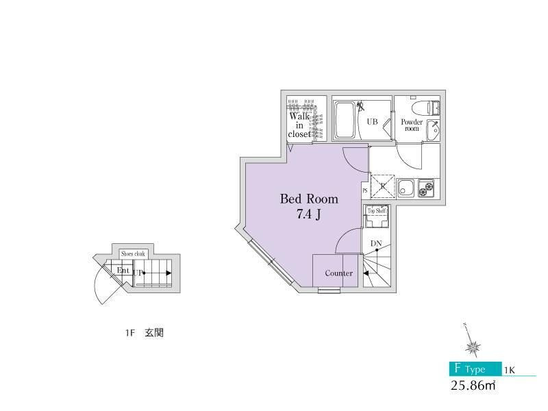 ガーデンテラス四ツ谷の間取り
