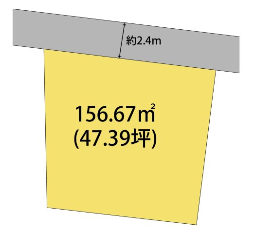 和歌山市小倉・土地・123201の区画図