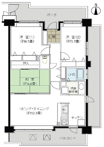 【間取り】 | サーパス新井町【群馬県太田市新井町】