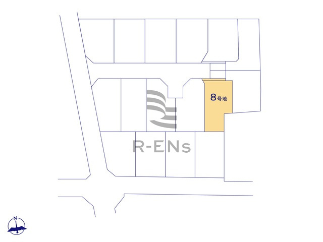 【区画図】 | 西東京市泉町３丁目　売地　８区画 | 全16区画の新しい街の誕生です