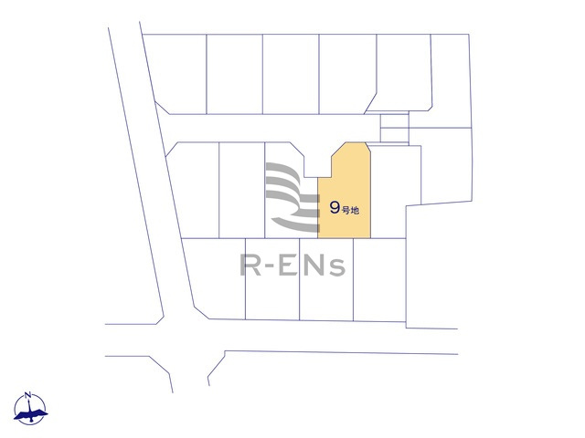【区画図】 | 西東京市泉町３丁目　売地　９区画 | 全16区画の新しい街の誕生です