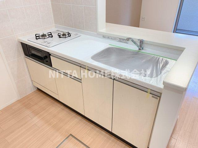 フォンターナのキッチン|カウンターキッチン採用◇