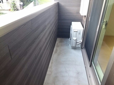 【バルコニー】 | ブルムンタウン | 陽当たり良好なバルコニーです