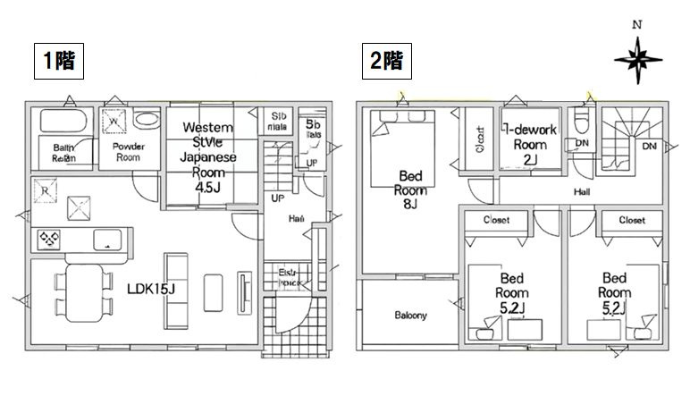 壬生町幸町4丁目　第５　1号棟