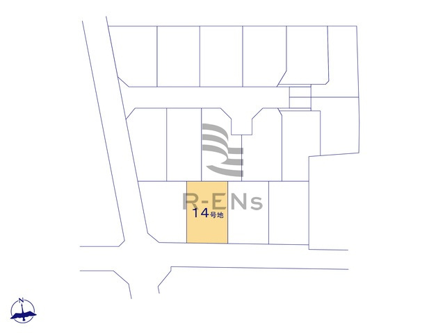 【区画図】 | 西東京市泉町３丁目　売地　１４区画 | 全16区画の新しい街の誕生です