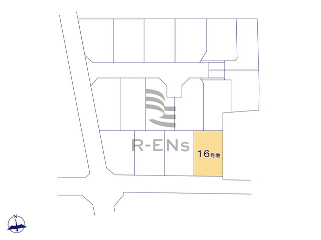 【区画図】 | 西東京市泉町３丁目　売地　１６区画 | 全16区画の新しい街の誕生です
