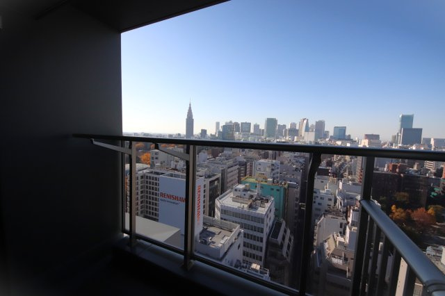 クラッシィタワー新宿御苑のバルコニー