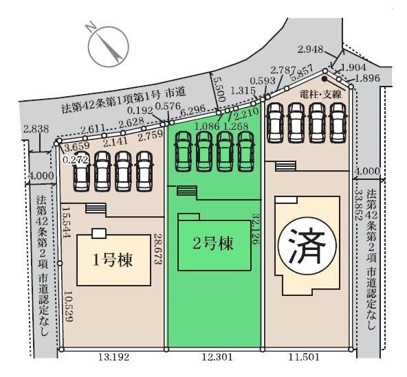 【間取り】 | リーブルガーデン.S高崎市第1根小屋町ー② | 全居室暖かな南向き！水回りを最短距離で結んだラクラク家事同線！