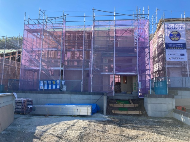 【外観】 | リーブルガーデン.S高崎市第1根小屋町ー② | （建築中現地）