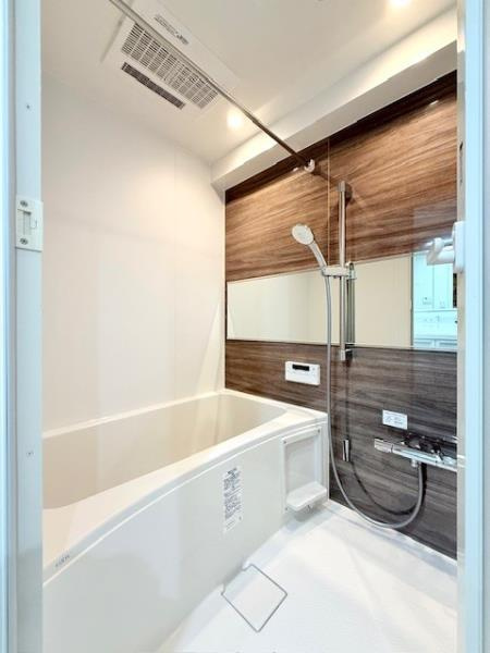 リエール若松町の浴室|お風呂で日々の疲れを落としましょう