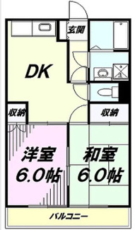 【間取り】 | 【S造一括マンション】八王子市片倉町