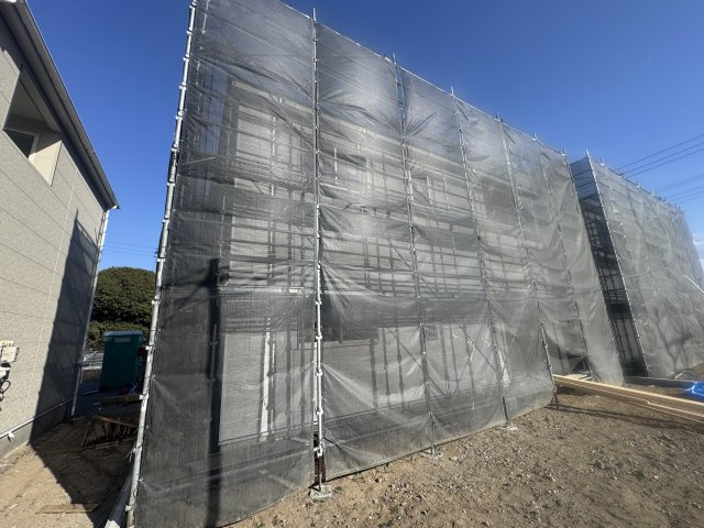 新築　太田市大原町第８　クレイドルガーデン　2号棟の前面道路含む現地写真|現地写真　2026年2月完成予定！類似物件のご内覧等、お気軽にお問合せください♪　							

　
