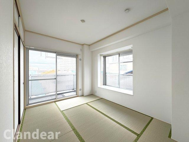 グリーンパーク六木Ⅱの和室|ドキドキの新生活も、安心してスタート。ぴったりの住まいを見つけませんか？クランディアが一緒に住まい選びをサポートします‼　まずは、お気軽にお問合せください　＃クランディア