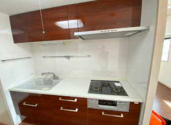 【キッチン】 | リバーサイドテラス | お料理しやすいキッチンです