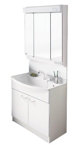 【独立洗面台】 | 花見川区長作台２丁目　中古戸建て | 洗面台新規交換