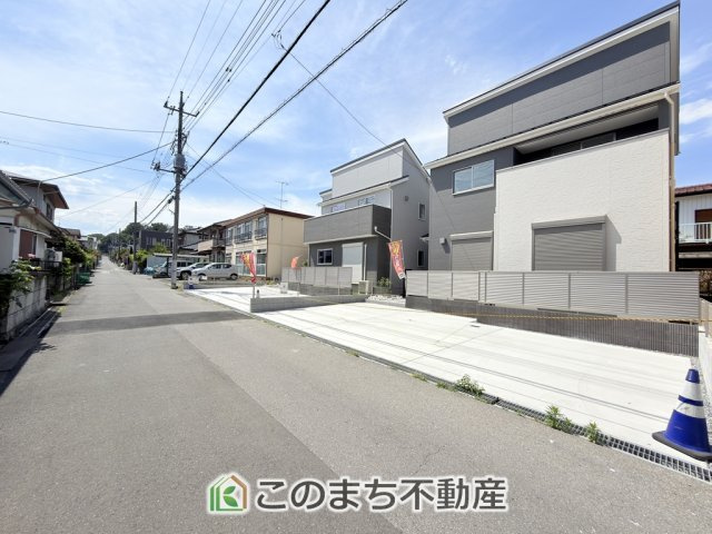リナージュ宇都宮市富士見が丘2丁目24-1期　2号棟の前面道路含む現地写真|前面道路含む現地写真
