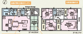 ♥♥糸満市座波第2-全4棟の間取り