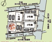 ♥♥糸満市座波第2-全4棟の区画図