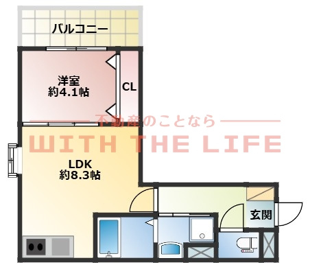 ドラゴンフィールド鳥栖【キャッシュバック対象】の間取り