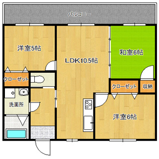 【間取り】 | ジンテーゼ城北