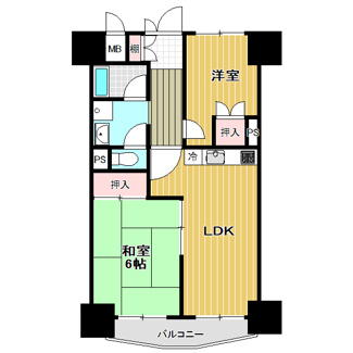 【間取り】 | プレジデント一番町