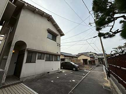 安佐南区長束1丁目の前面道路含む現地写真