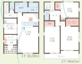 【間取り】 | 新築戸建　明石市貴崎４期