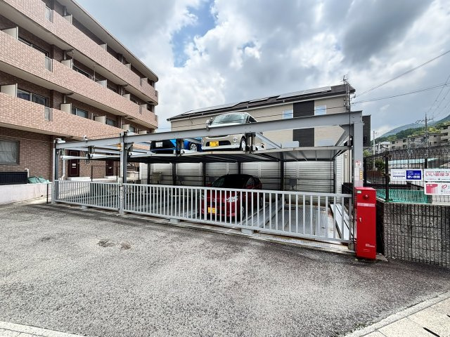 ヴァレ谷上の駐車場