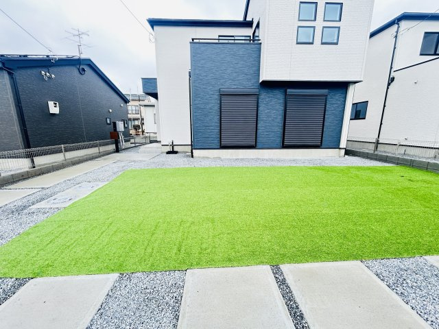 新築　太田市新田上江田町　GRAFARE　2号棟の庭|太田市新田上江田町　GRAFARE