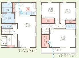 【間取り】 | 新築戸建　明石市貴崎４期