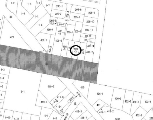 売土地　静岡市清水区永楽町の土地図