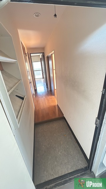 福永コーポの玄関