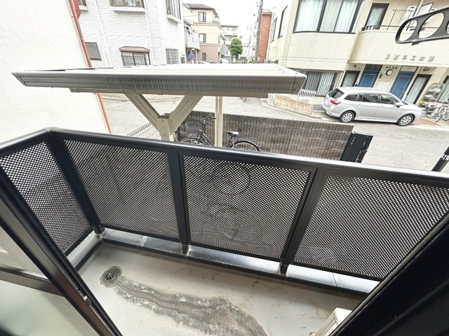 ハイツみゆきのバルコニー