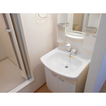 コンパクトで使いやすい洗面所