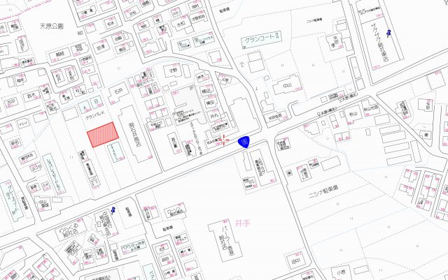 総社市井手　グランパレK月極駐車場