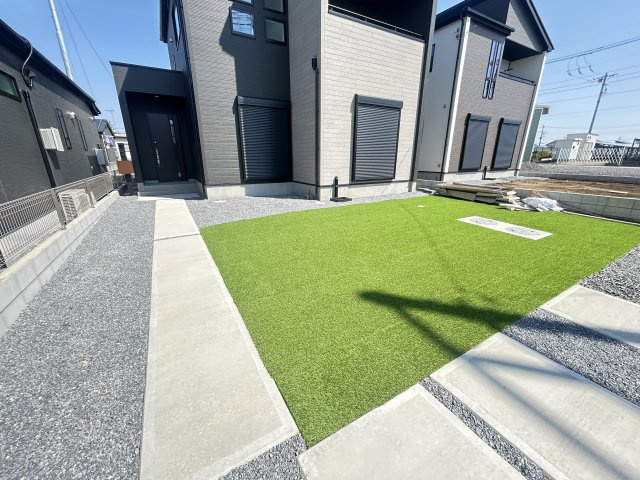 新築　太田市新田上江田町　GRAFARE　5号棟の庭|太田市新田上江田町　GRAFARE